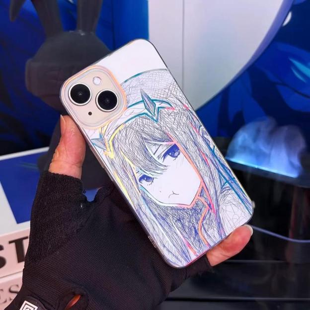 DARLING in the FRANKXX極光金漸變手機殼-GOODTOYSTUDIO