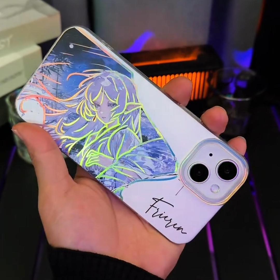 葬送的芙莉蓮極光金漸變手機殼-CASEZONE