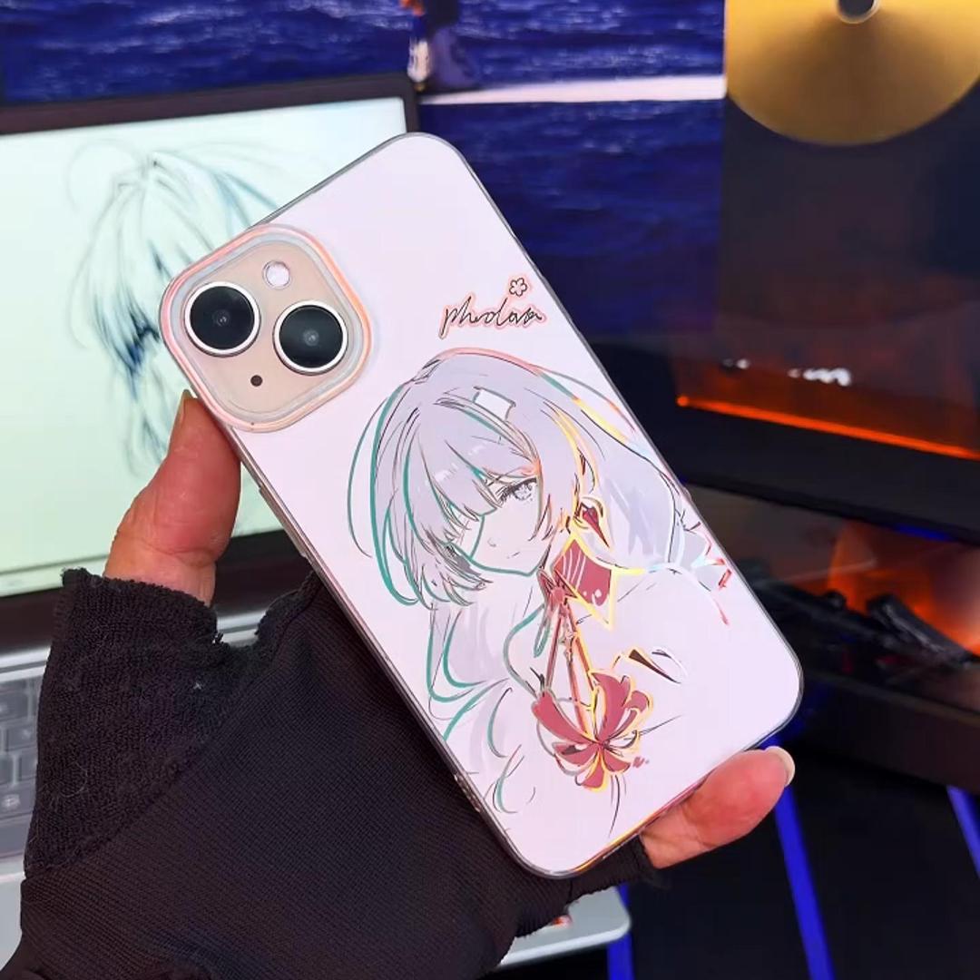 鳴潮極光金漸變手機殼