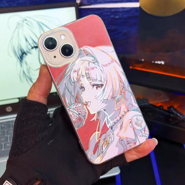 絕區零極光金漸變手機殼