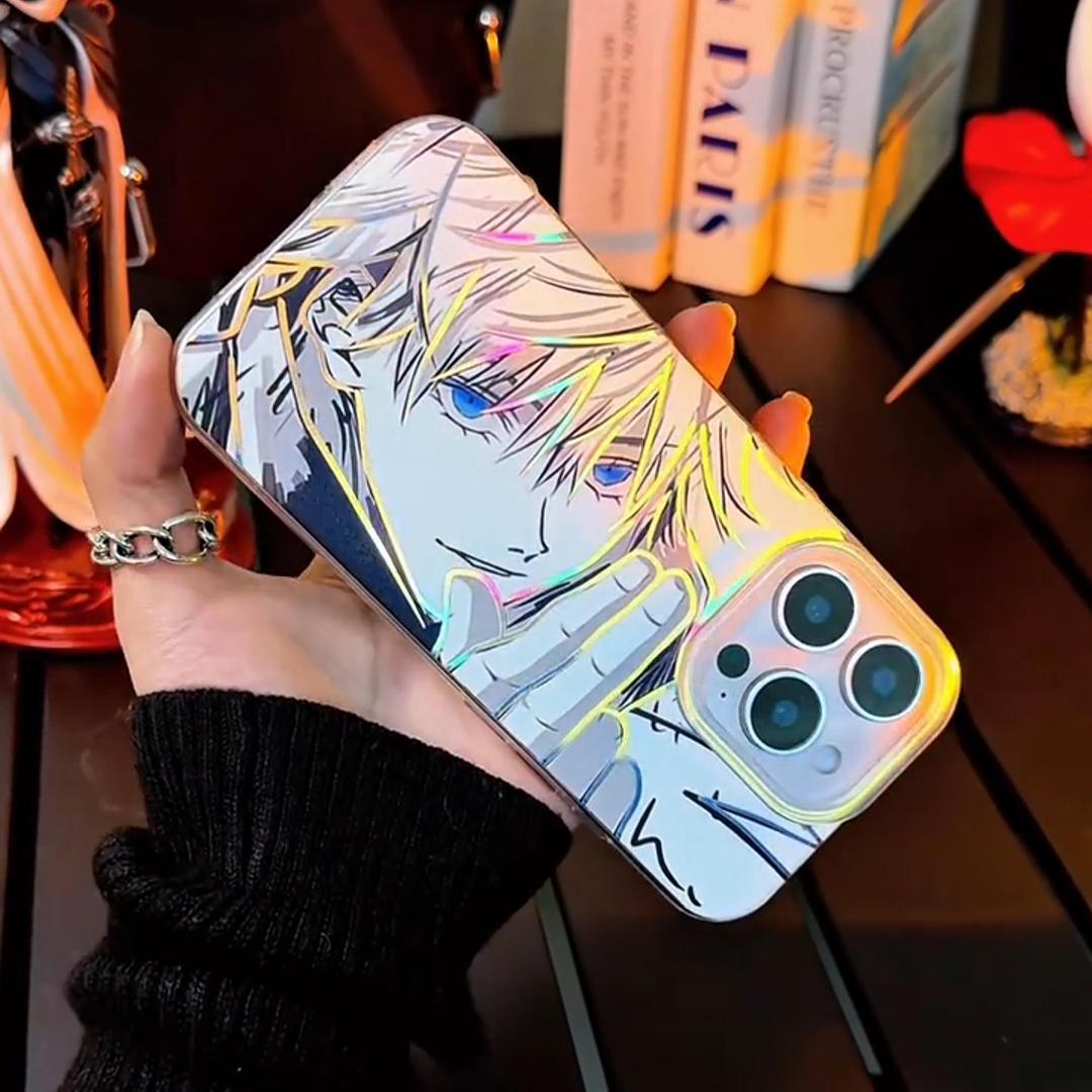 咒術迴戰 極光金漸變手機殼