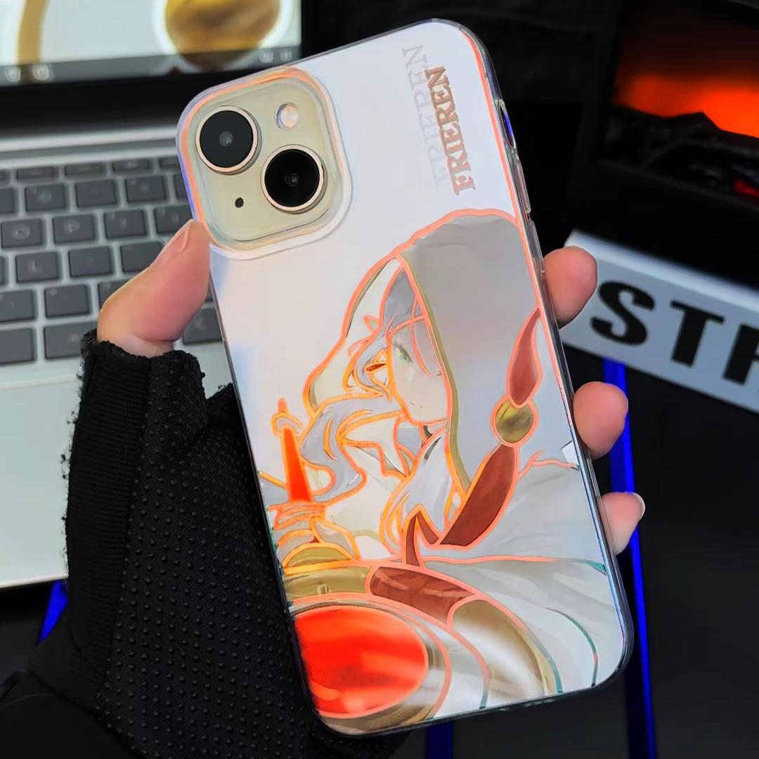 葬送的芙莉蓮極光金漸變手機殼