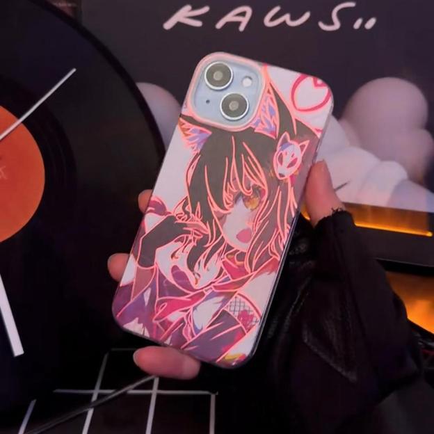 【大集合】動漫極光金漸變手機殼