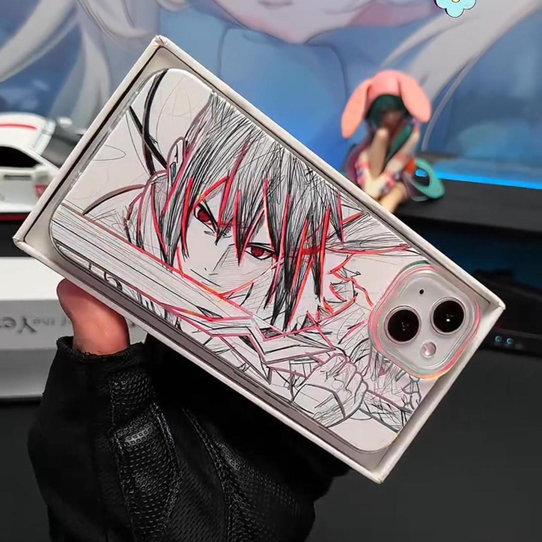 火影忍者極光金漸變手機殼