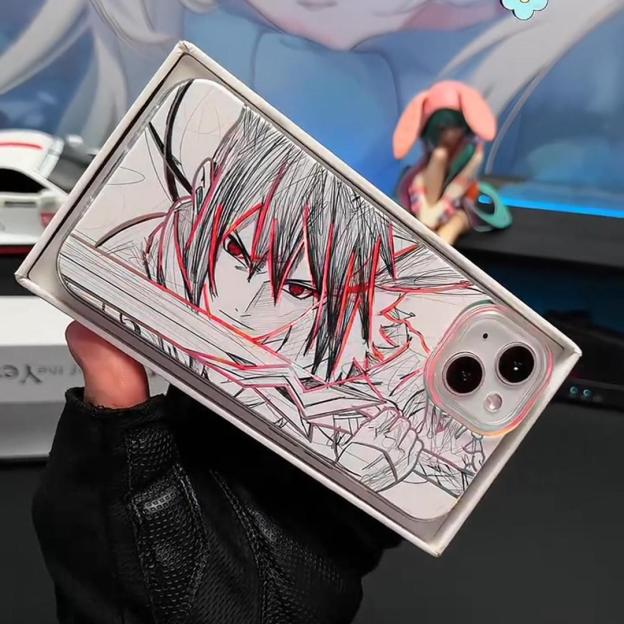 火影忍者極光金漸變手機殼