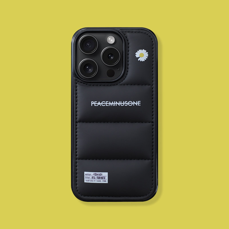 潮牌權志龍雛菊羽絨服手機殼