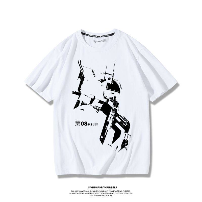 機動戰士高達 2026親子情侶男女同款 印花短袖T恤