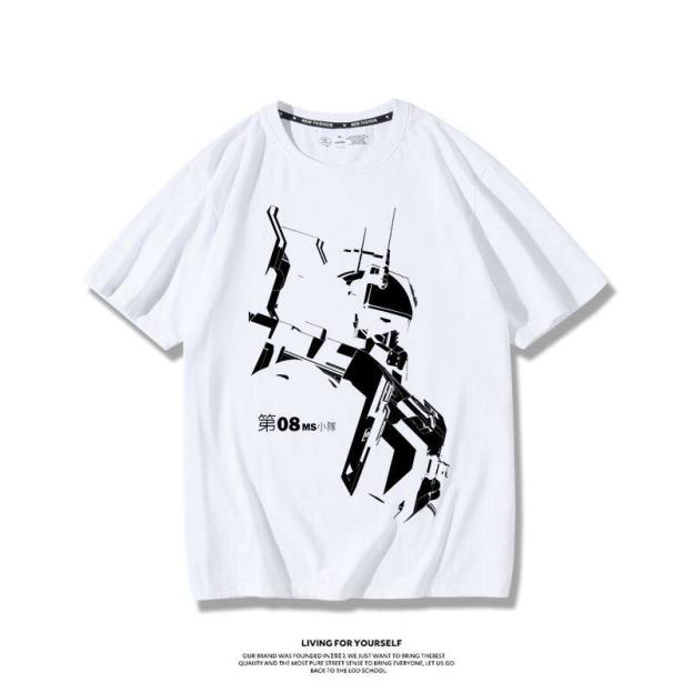 機動戰士高達 2026親子情侶男女同款 印花短袖T恤