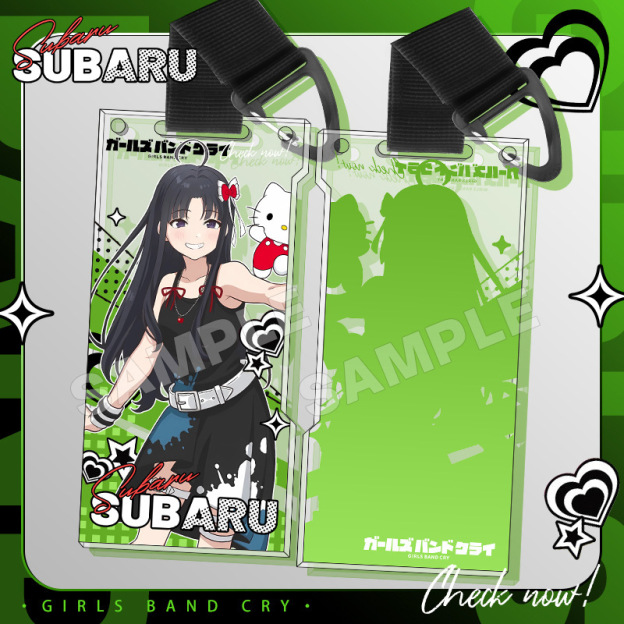 少女樂團吶喊吧 Girls Band Cry 亞克力通行證掛飾