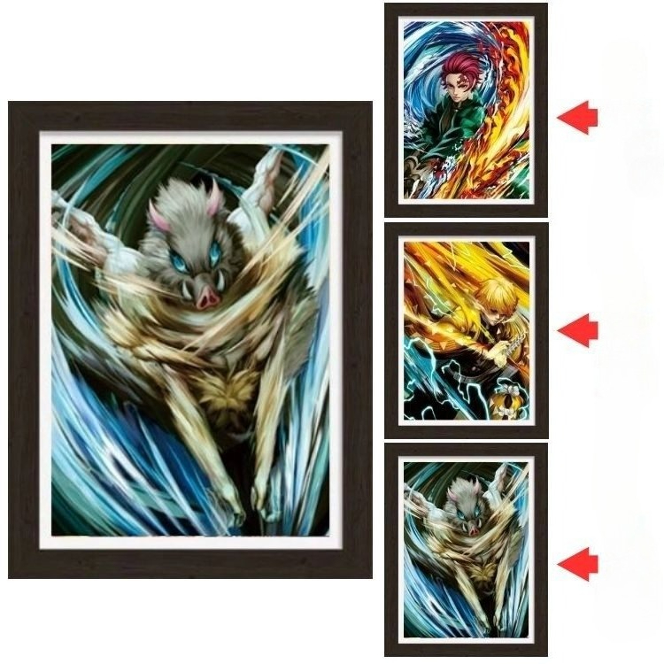 【大合集】動漫電影遊戲裸眼3D立體裝飾畫