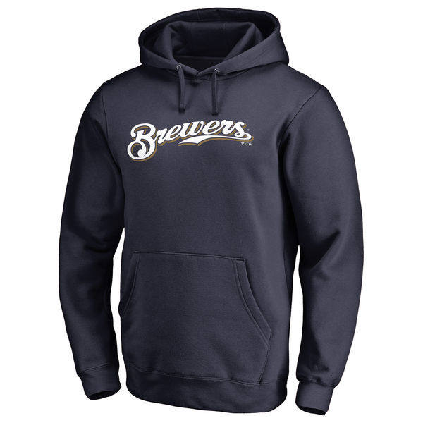 MLB 釀酒人隊 Brewers 美式復古加絨連帽外套｜棒球風衛衣