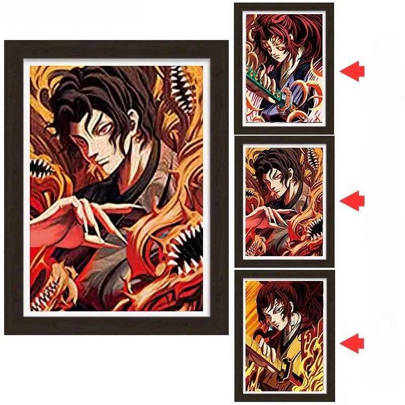 【大合集】動漫電影遊戲裸眼3D立體裝飾畫