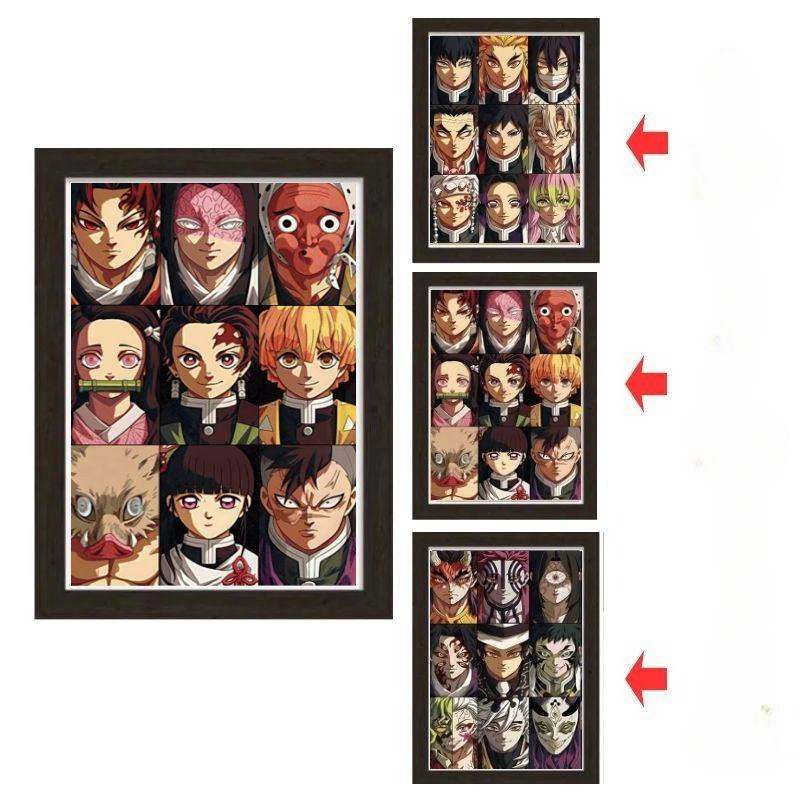 【大合集】動漫電影遊戲裸眼3D立體裝飾畫