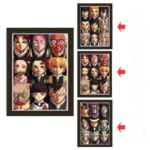 【大合集】動漫電影遊戲裸眼3D立體裝飾畫