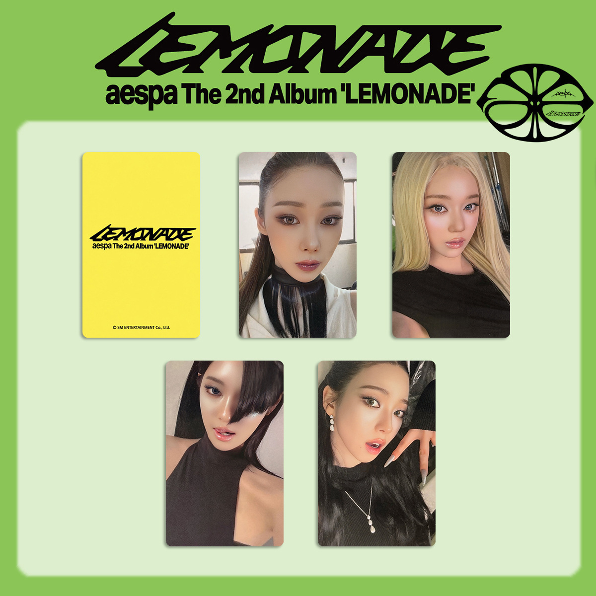 aespa LEMONADE 小卡｜專輯特典卡 收藏卡 隨機卡 KPOP粉絲周邊