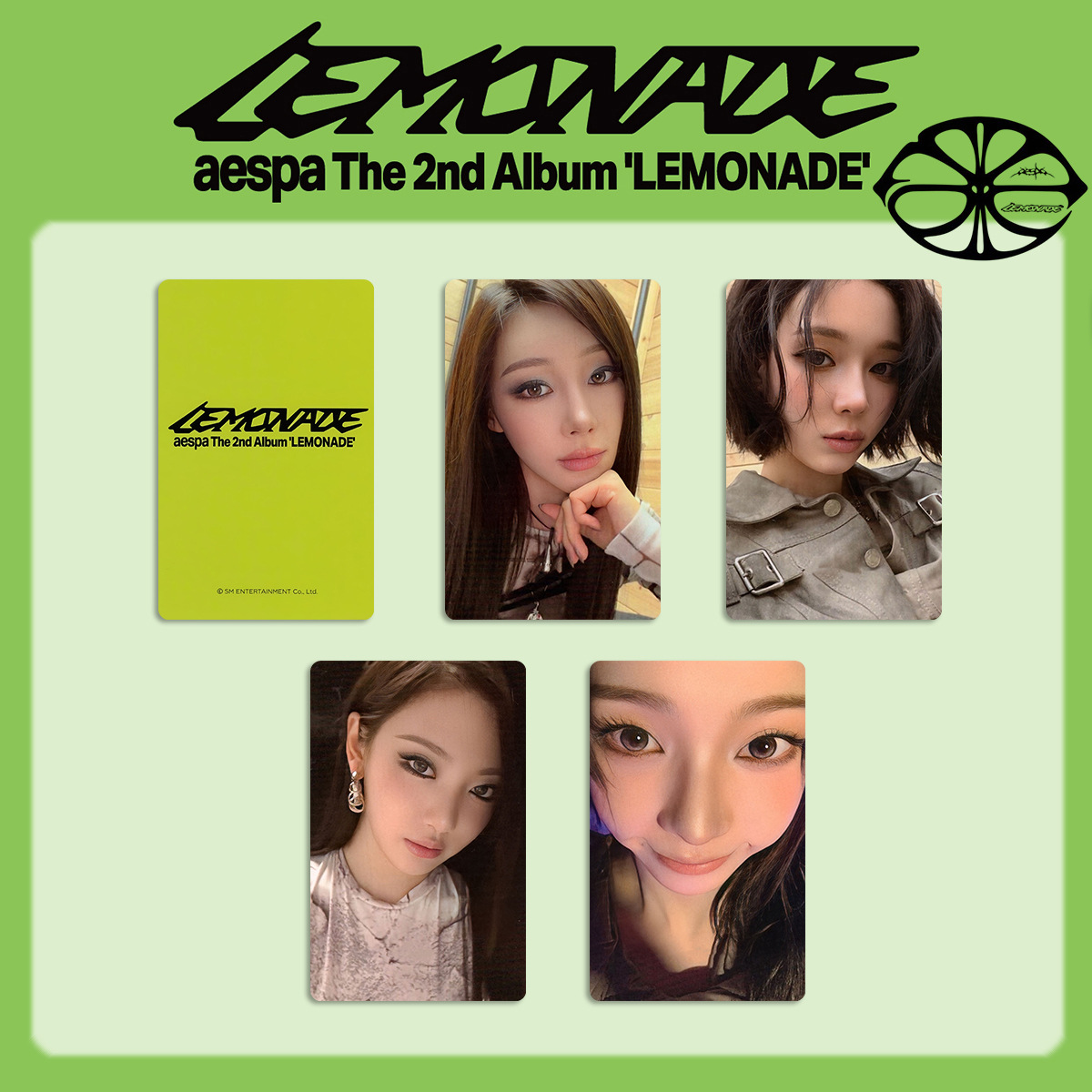 aespa LEMONADE 小卡｜專輯特典卡 收藏卡 隨機卡 KPOP粉絲周邊