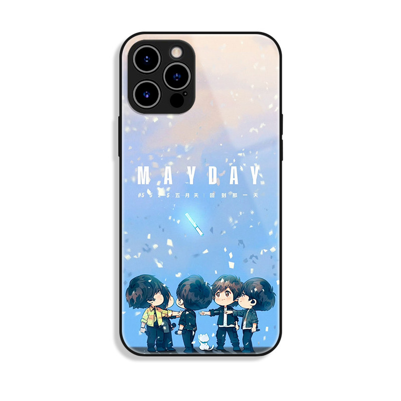 五月天 Mayday 高清鋼化玻璃手機殼