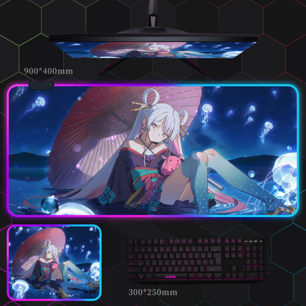 超時空輝耀姬 主題桌墊 布質滑鼠墊
