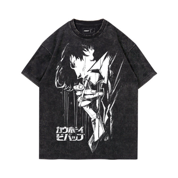 Cowboy星際牛仔水洗做舊 2026親子情侶男女同款 印花水洗短袖