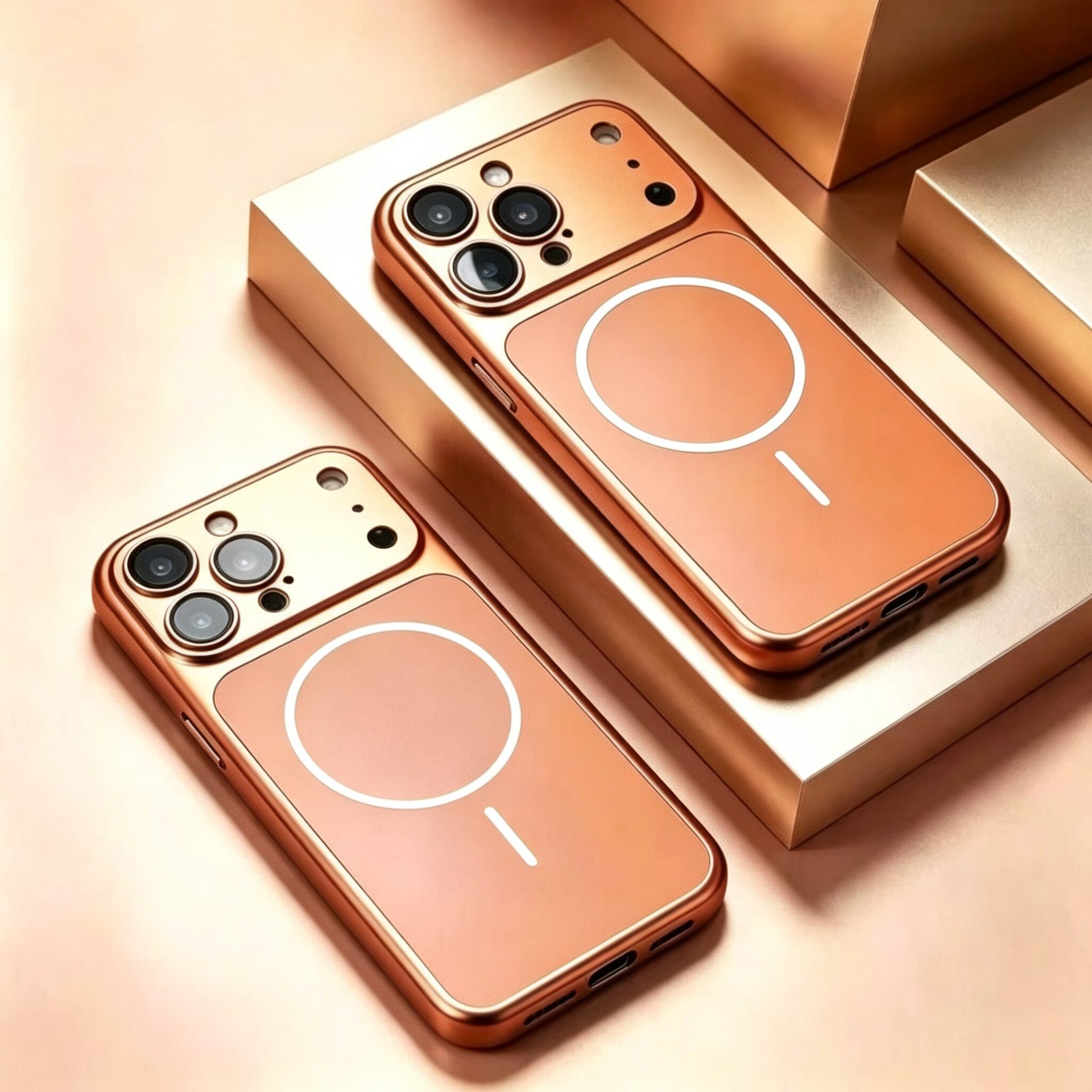 iPhone 18 外觀變身手機殼｜磨砂強磁吸・鏡頭全包保護殼