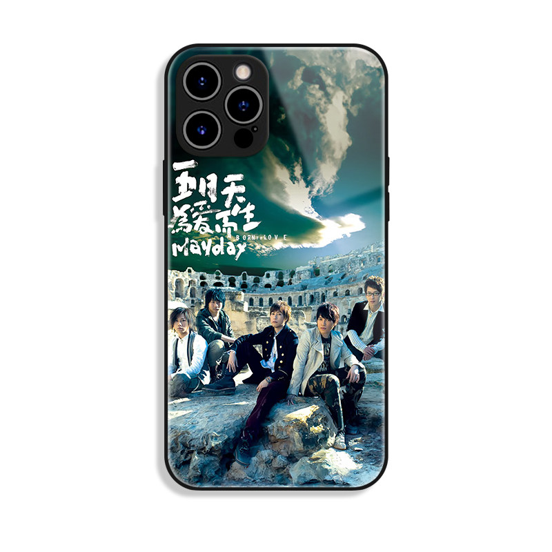 五月天 Mayday 高清鋼化玻璃手機殼
