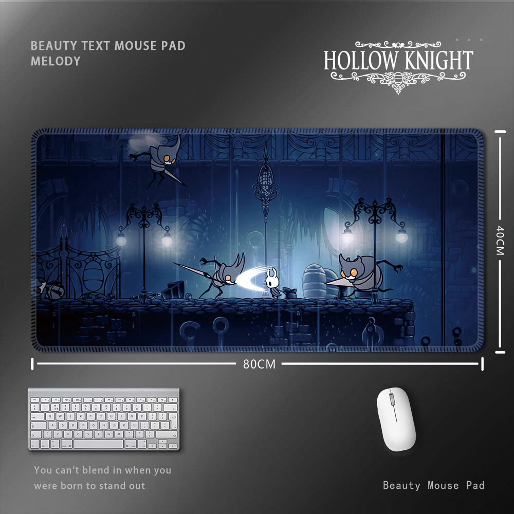 空洞騎士 Hollow Knight 滑鼠墊｜超大尺寸遊戲桌墊 電腦鍵盤墊 收藏周邊