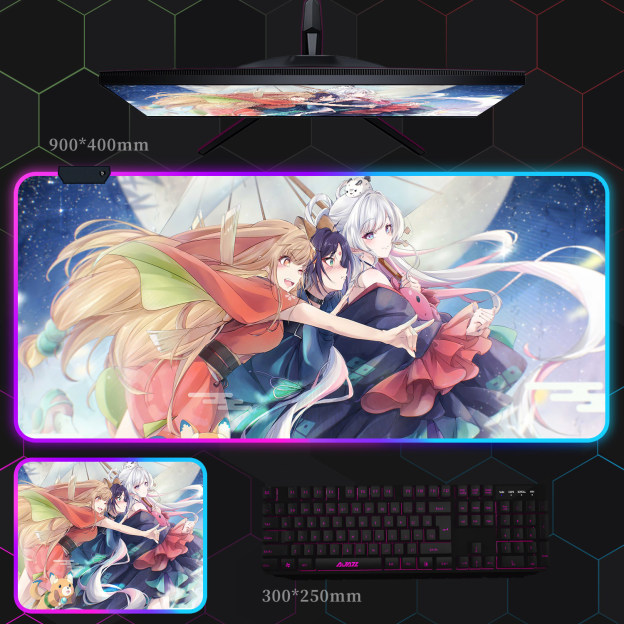 超時空輝耀姬 主題桌墊 布質滑鼠墊