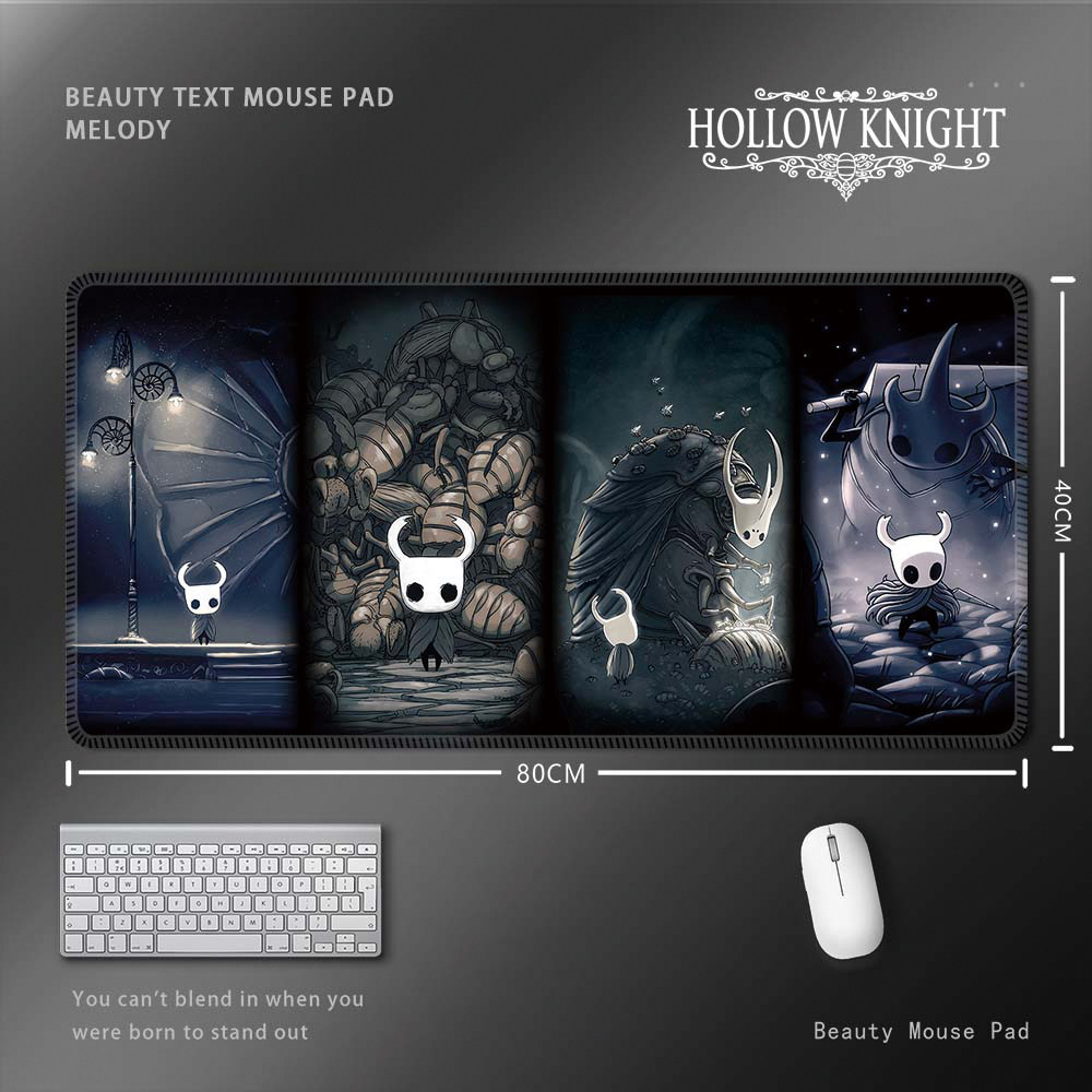 空洞騎士 Hollow Knight 滑鼠墊｜超大尺寸遊戲桌墊 電腦鍵盤墊 收藏周邊