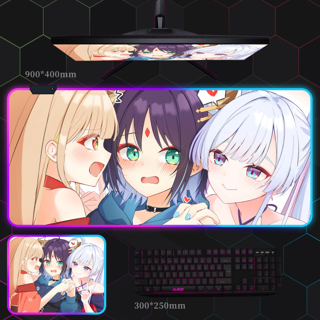 超時空輝耀姬 主題桌墊 布質滑鼠墊