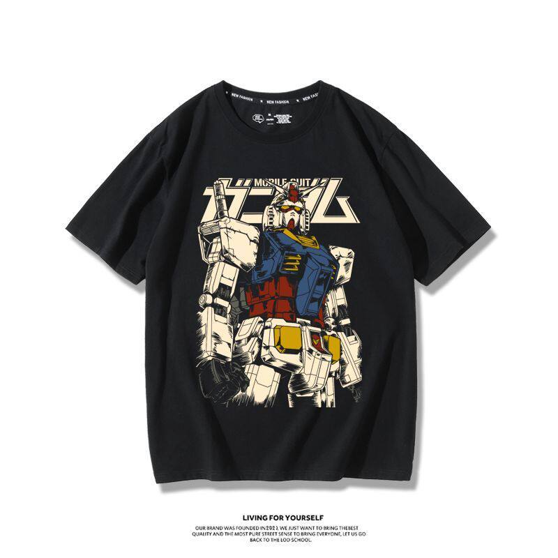 機動戰士高達 2026親子情侶男女同款 印花短袖T恤