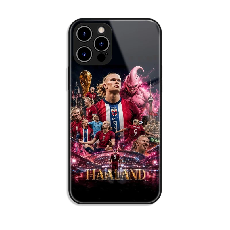 哈蘭德 Haaland 高清鋼化玻璃手機殼