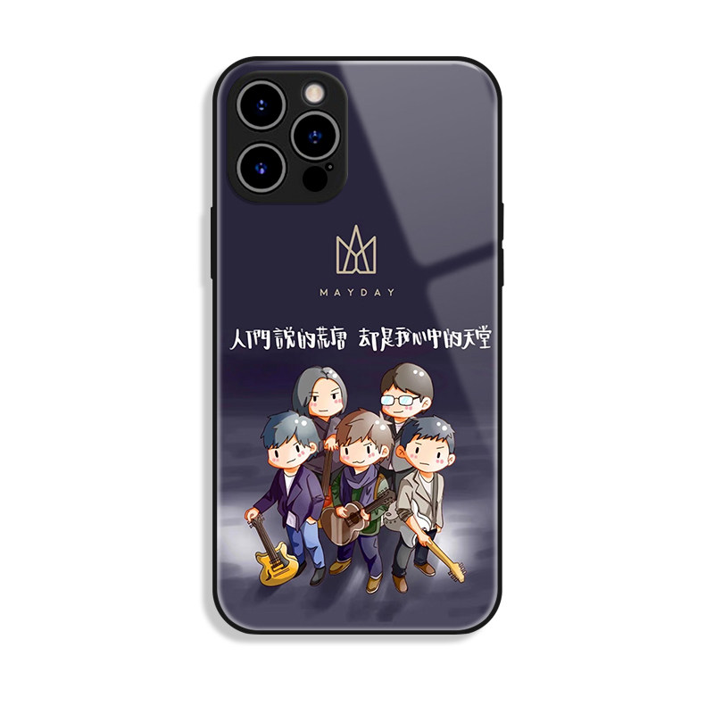 五月天 Mayday 高清鋼化玻璃手機殼