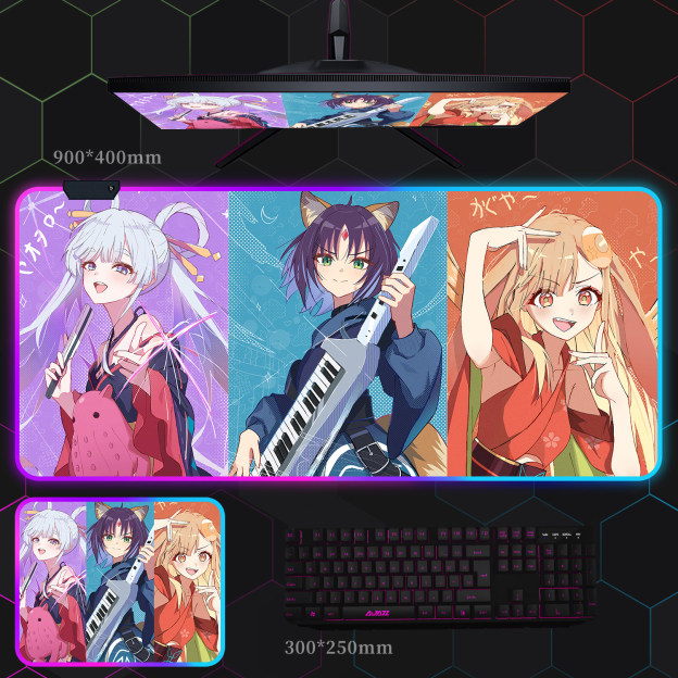 超時空輝耀姬 主題桌墊 布質滑鼠墊