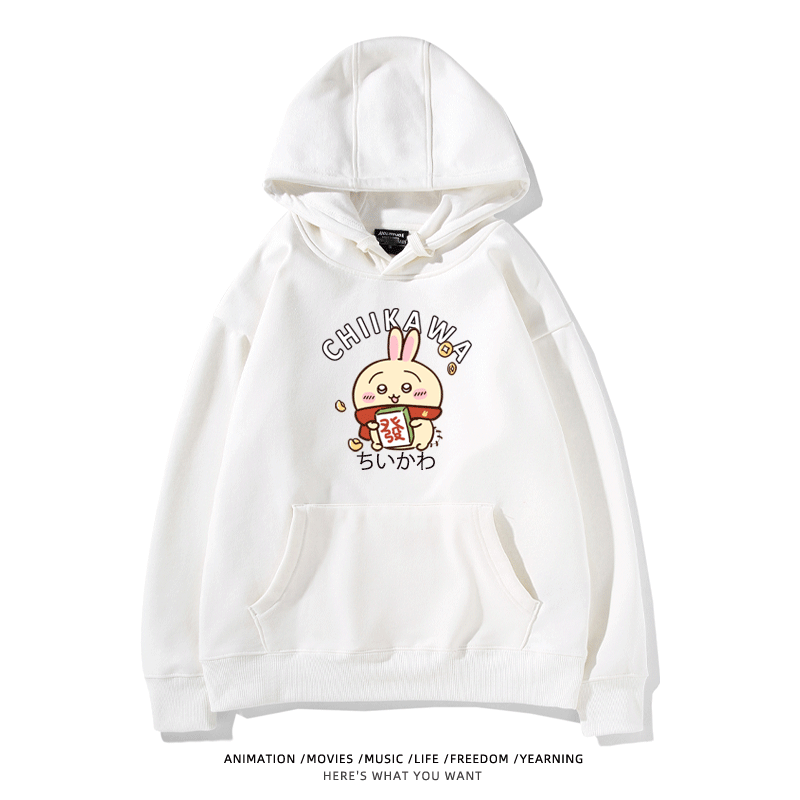 新年chiikawa 2026秋冬新款親子情侶裝 圓領長袖/連帽衛衣