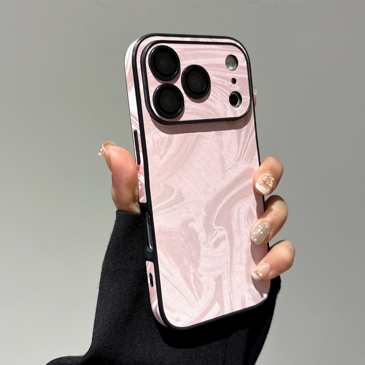 水波紋全包iPhone手機殼｜高端時尚立體紋理潮流保護殼