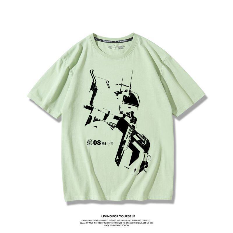 機動戰士高達 2026親子情侶男女同款 印花短袖T恤