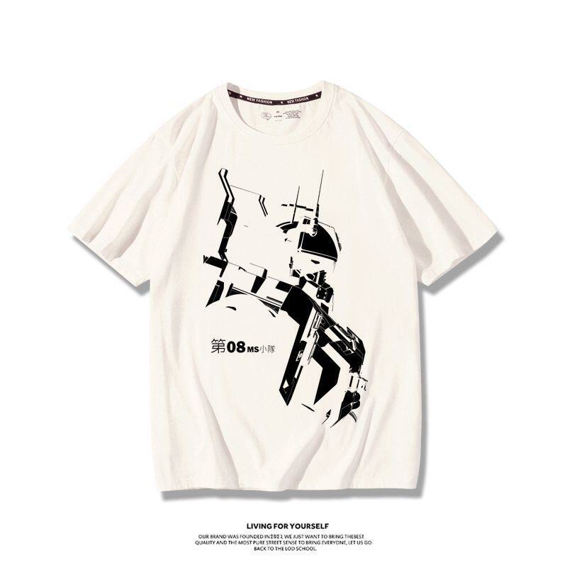 機動戰士高達 2026親子情侶男女同款 印花短袖T恤