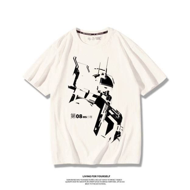 機動戰士高達 2026親子情侶男女同款 印花短袖T恤