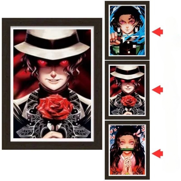 【大合集】動漫電影遊戲裸眼3D立體裝飾畫