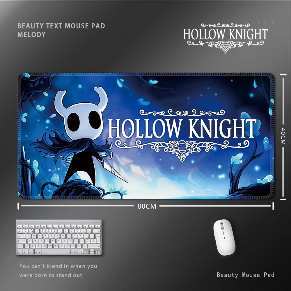 空洞騎士 Hollow Knight 滑鼠墊｜超大尺寸遊戲桌墊 電腦鍵盤墊 收藏周邊