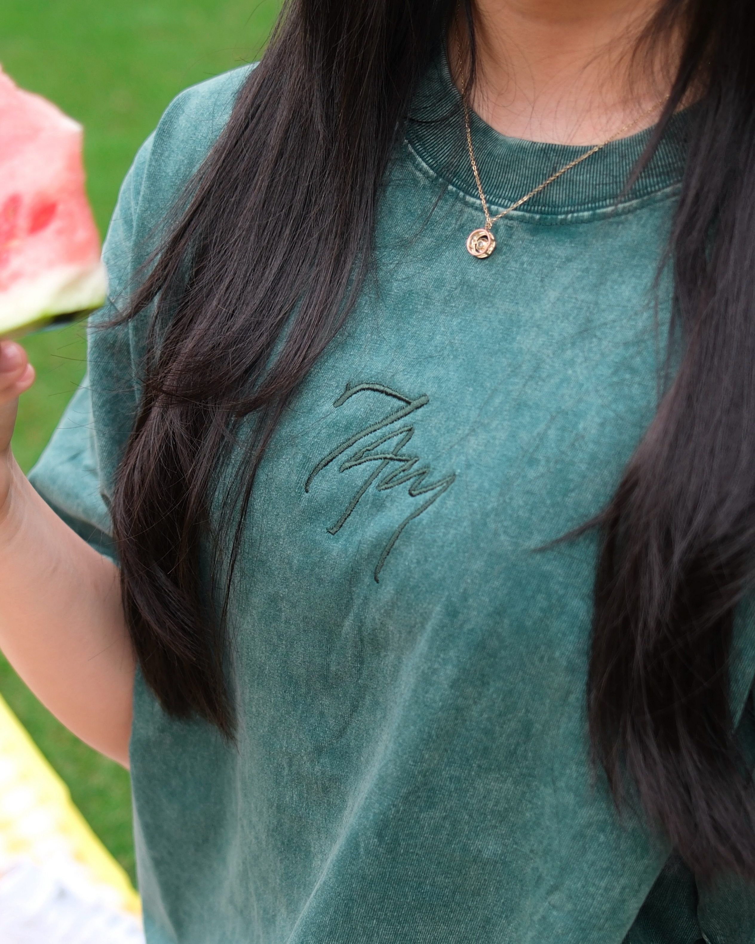 Vintage Logo Green | Oversized T