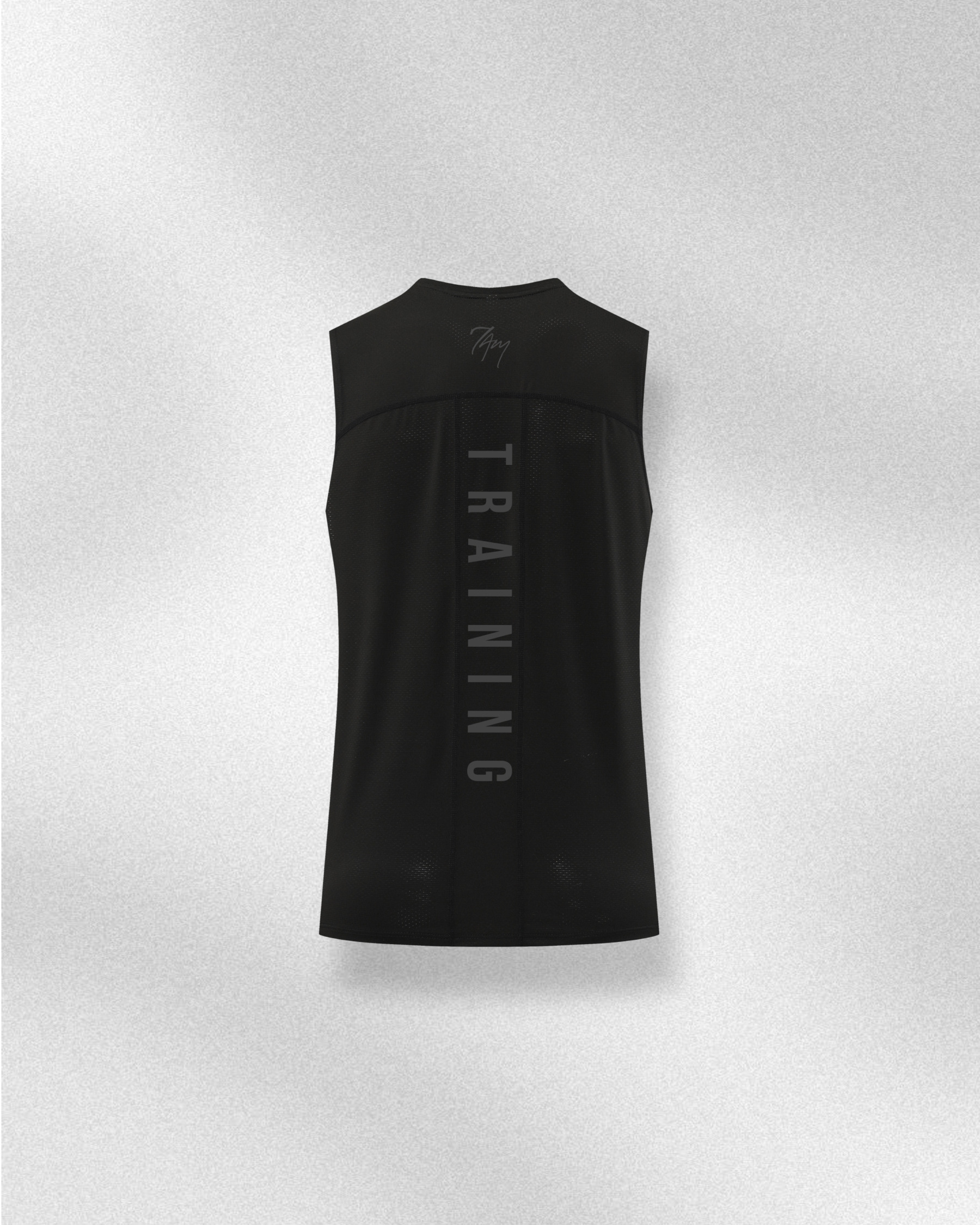 Men's Training Sleeveless Shirt #A | Black
