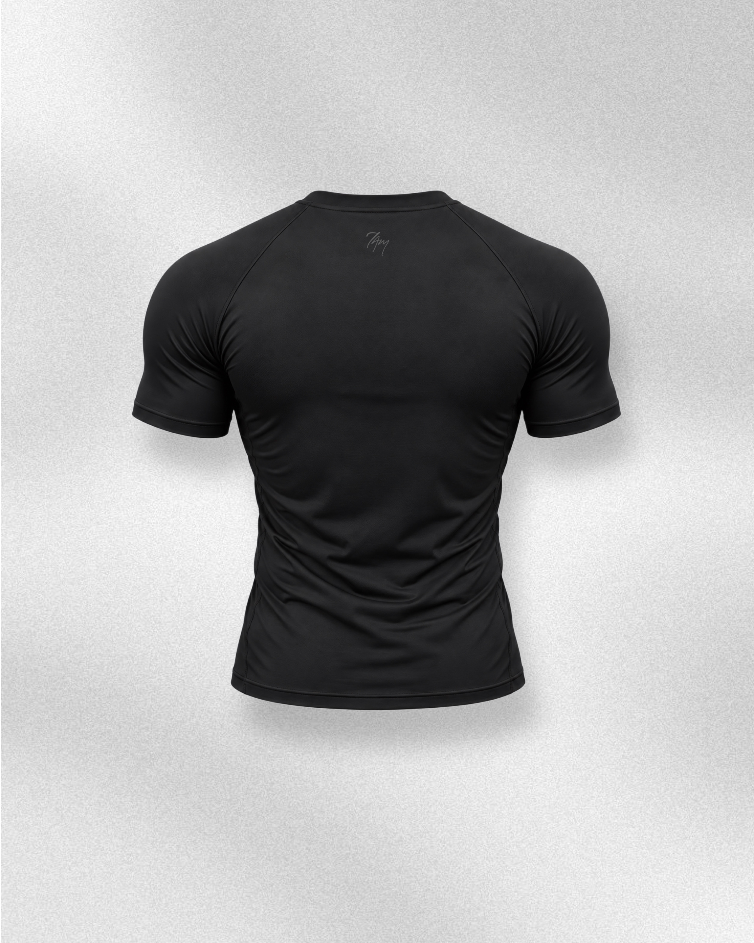 Men's Chevron Compression T | Black