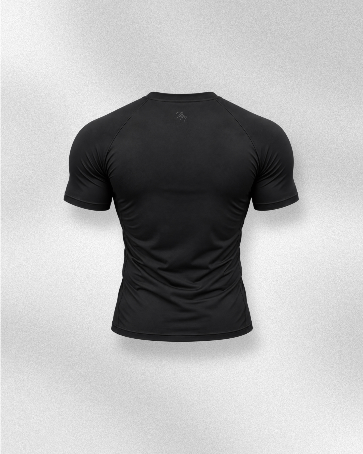 Men's Chevron Compression T | Black