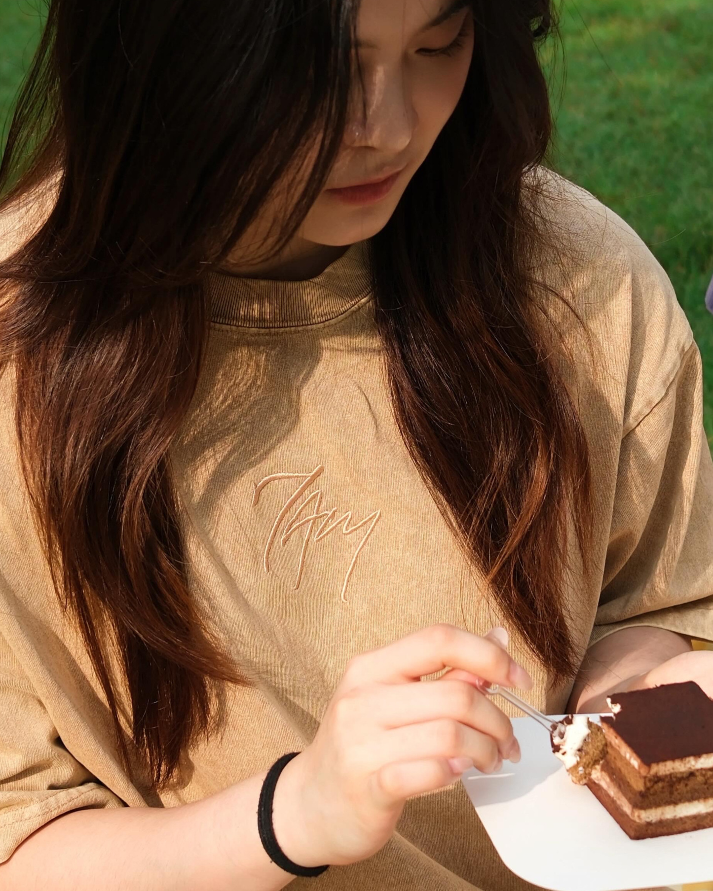 Vintage Logo Beige | Oversized T