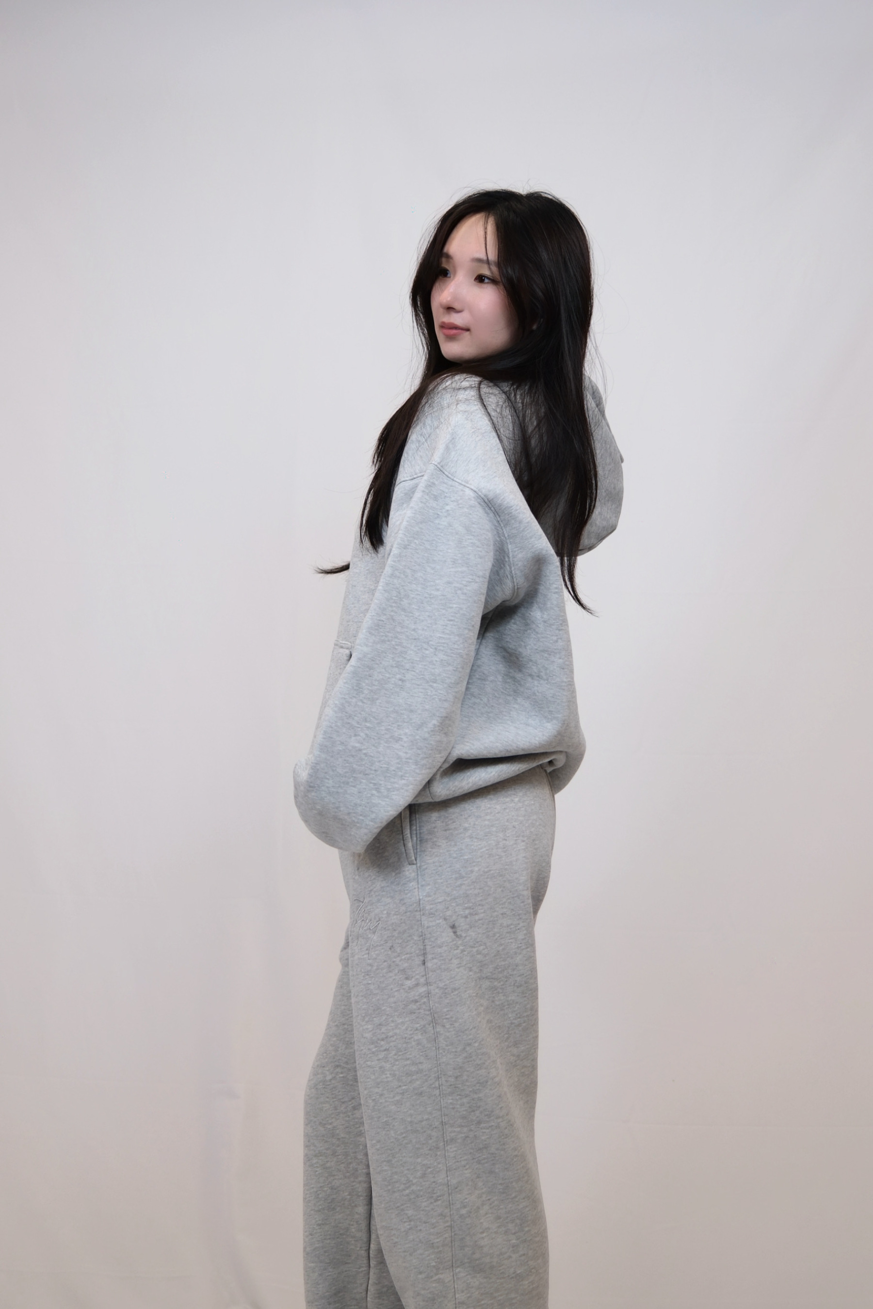 Comfort Flower Grey | Hoodie