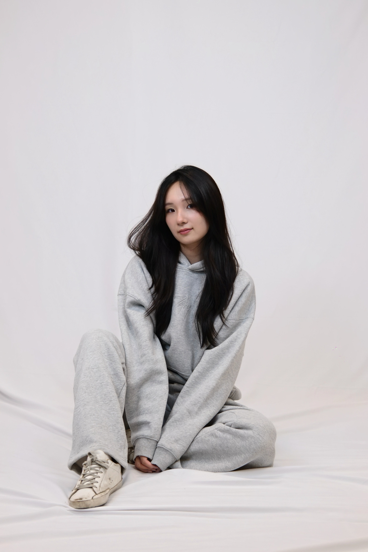 Comfort Flower Grey | Hoodie