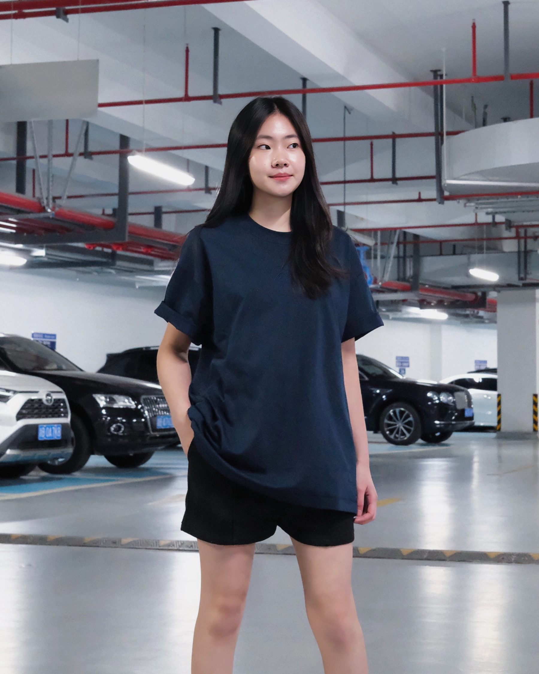24/7 Midnight Blue | Oversized T