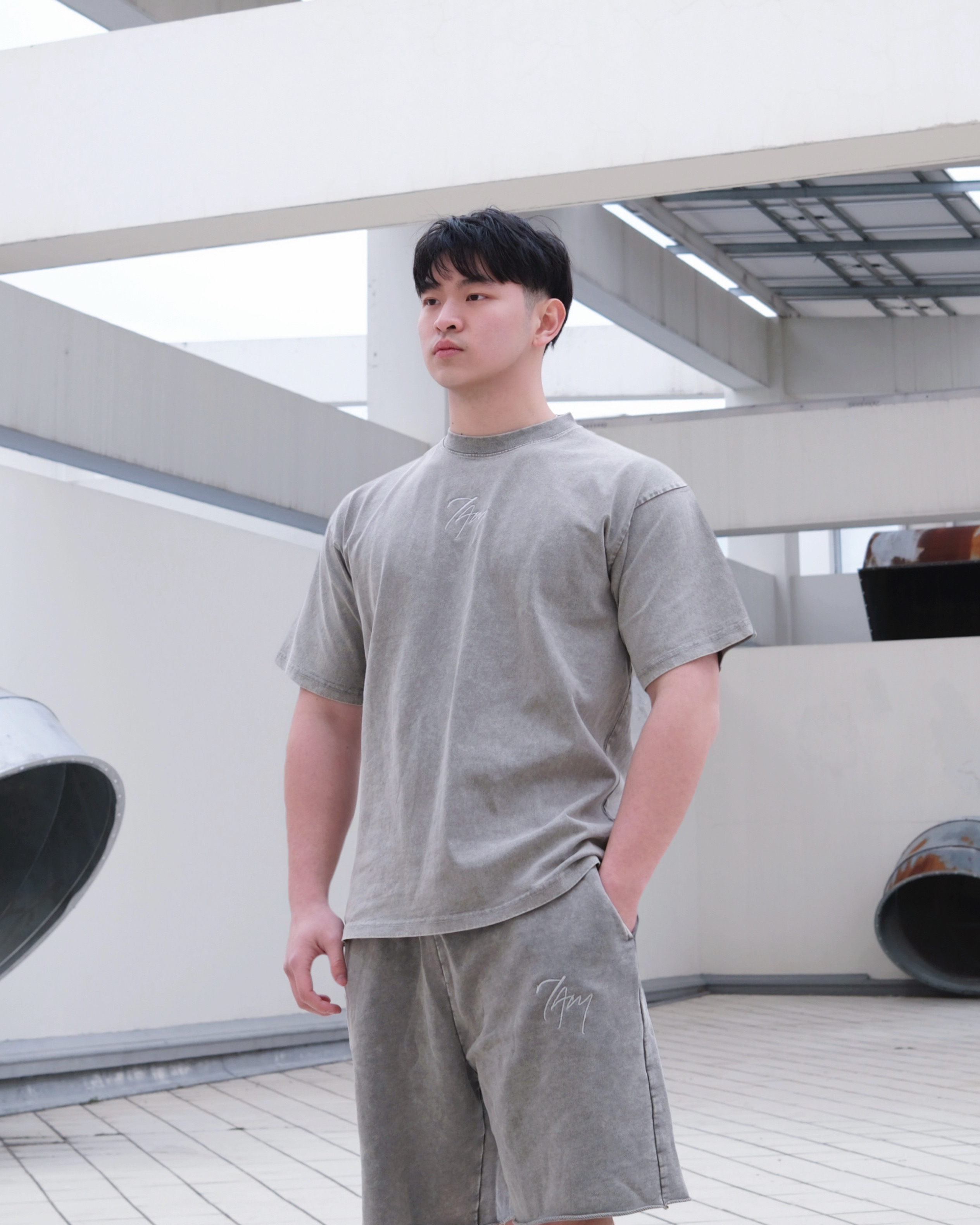 Vintage Logo Grey | Oversized T