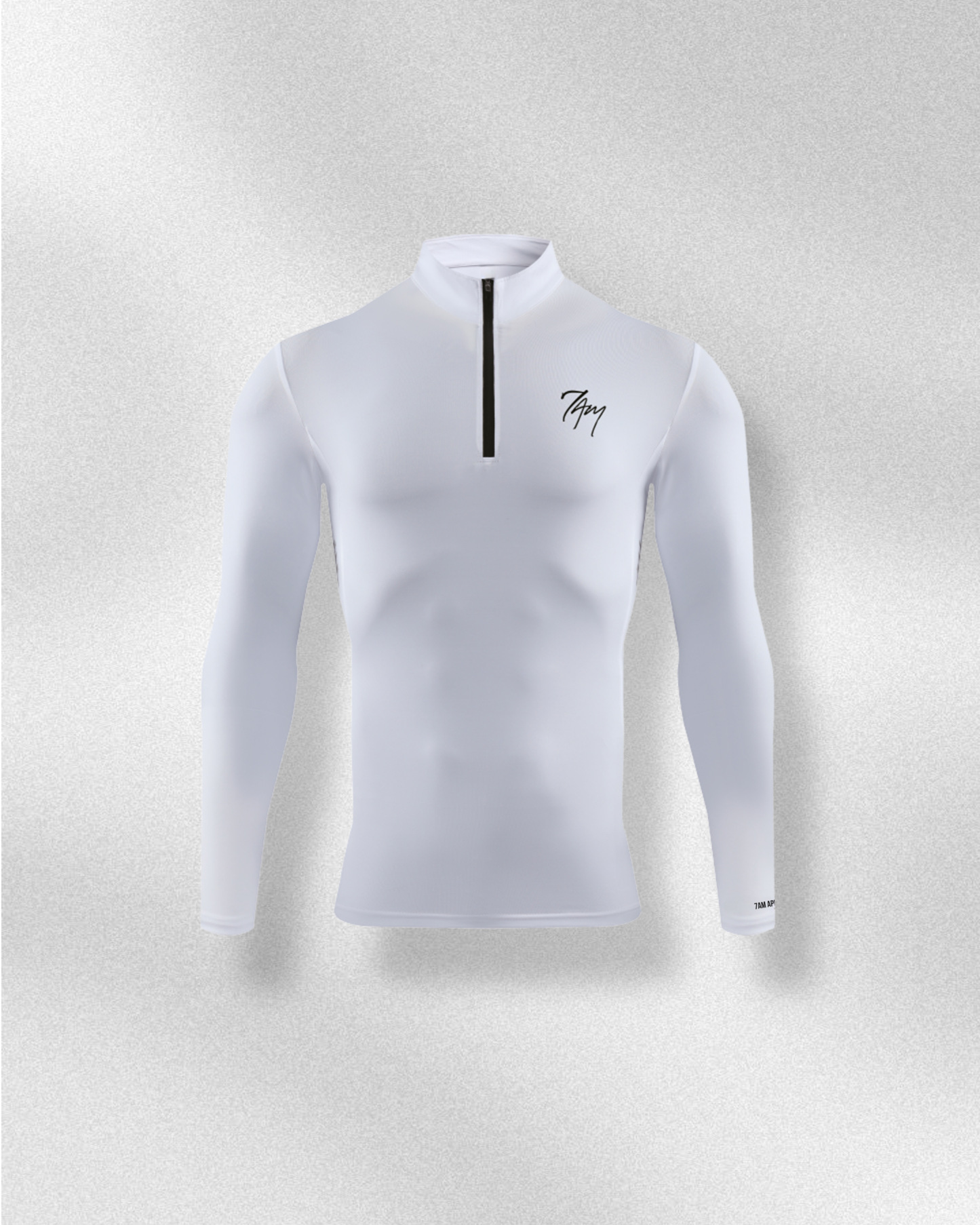 Men's Active White | Compression Long Sleeve